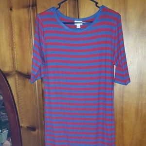 Striped tshirt dress